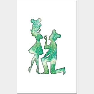 Happily Ever After-Green Posters and Art